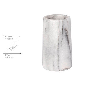 4008838190869 - Zahnputzbecher Onyx Marmor Marmor Grau Marmor weiß - grau - Wenko