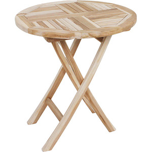 4041908106094 - Gartentisch Java natur rund Ø70 x Ø70 x 750 cm 4041908106094 Garden Pleasure