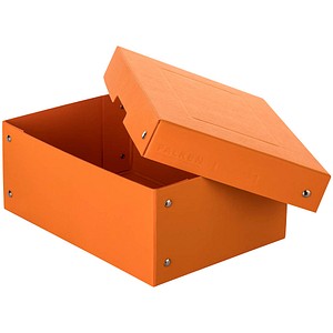 Falken Aufbewahrungsbox PureBox Pastell 22001848, Pappe pastellorange 4014481245283 Falken