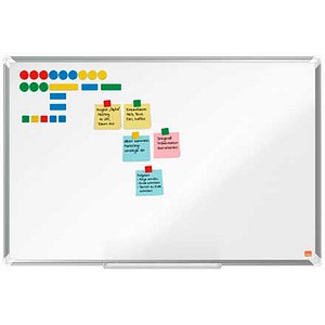 Nobo Whiteboard Premium Plus Nano CleanT, 1915155, 90x60cm, lackiert, Aluminiumrahmen 5028252608275 Nobo