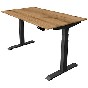 4044917445635 - Sitz-Steh-Schreibtisch Move 4 10081055 elektrisch höhenverstellbar 64-129cm (H) 140cmx80cm (BxT) rechteckig eiche   anthrazi 4044917445635 - Sitz-Steh-Schreibtisch Move 4 10081055 elektrisch höhenverstellbar 64-129cm (H) 140cmx80cm (BxT) rechteckig eiche   anthrazi