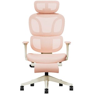 FlexiSpot Bürostuhl BS5P-PRO Stoff rosa, Gestell schwarz