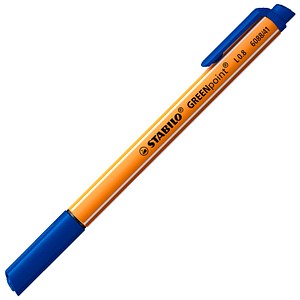Stabilo Faserschreiber GREENpoint blau 0,8mm mit Kappe 4006381399067 Stabilo