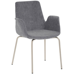 4032376535660 - Besuchersessel myHELIOS grau chrom Stoff 4032376535660 Mayer