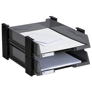 Briefablagen-Set Duett dunkelgrau DIN C4