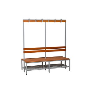 Gürkan Garderobenbank grau