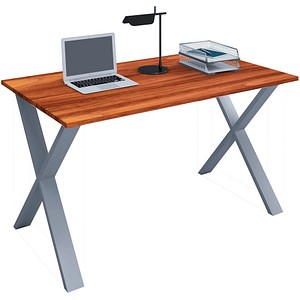 Lona Schreibtisch nussbaum rechteckig