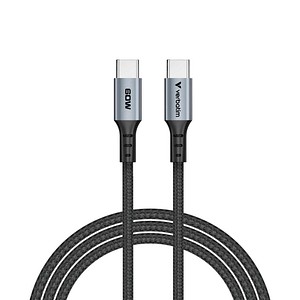 verbatim Sync & Charge Ladekabel schwarz, Kabellänge: 1,2 m, 60 W