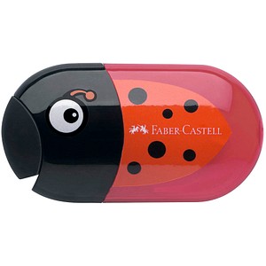 6933256628596 - FABER-CASTELL Dosenspitzer doppelt FABER-Castell Spitzer Käfer schwarz rot 6933256628596 - FABER-CASTELL Dosenspitzer doppelt FABER-Castell Spitzer Käfer schwarz rot