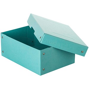 FALKEN PURE Aufbewahrungsbox 1250 Blatt pastellblau 18,0 x 25,0 x 10,0 cm, 1 St.