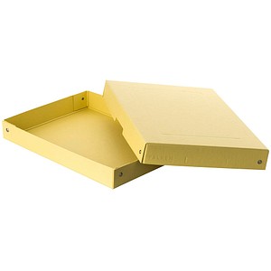 Falken Aufbewahrungsbox PureBox Pastell 22001928, Pappe pastellgelb 4014481245481 Falken