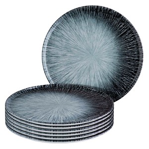 ID Fine Pizzateller Vortex Mesa weiß/blau Ø 31,0 cm, 6 St.