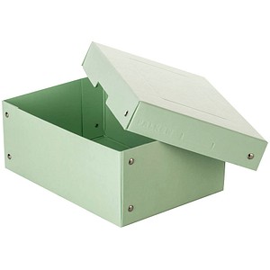 FALKEN PURE Aufbewahrungsbox 1250 Blatt pastellgrün 18,0 x 25,0 x 10,0 cm, 1 St.