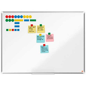 Nobo Premium Plus Whiteboard 120 x 90 cm Emaillierter Stahl Magnetisch
