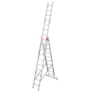 KRAUSE Vielzweckleiter MONTO Tribilo alu 3x 10 Sprossen, H: 297,0 cm