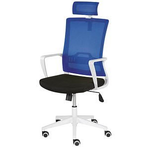 Mayer Bürostuhl mySTUDIO, 2377 502 Stoff blau, Gestell weiß