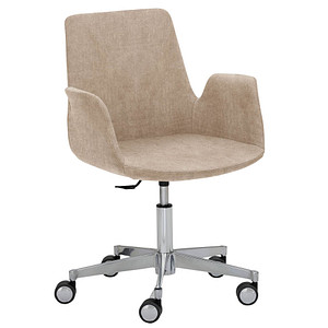 4032376535752 - Besuchersessel myHELIOS hellbraun Aluminium Stoff 4032376535752 Mayer