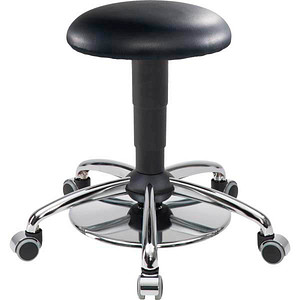 4260046925736 -  Sitzhocker 09128 Basic Assistant weiß mit Rollen höhenverstellbar bis 120kg 4260046925736 Meychair