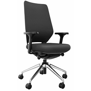 4260761570389 - Bürostuhl Asiento 4260761570389 Stoff schwarz Gestell schwarz