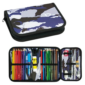 4087205774918 - Federmäppchen befüllt Camouflage grau 32 teilig 196 cm 4087205774918 EBERHARD FABER