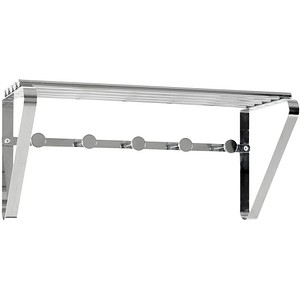 HAKU Möbel Wandgarderobe silber