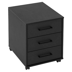 4027181122396 - Ruby Rollcontainer schwarz 3 Auszüge 401 x 500 x 570 cm 4027181122396 MÖBELPARTNER