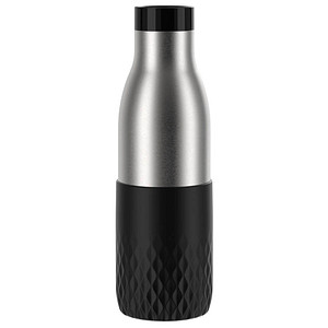 4009049537368 - Trinkflasche Bludrop Sleeve schwarz H235cm Edelstahl Trinkflaschen nachhaltig Silikon-Manschette 12h heiß 24h kalt 360 Trinkgenuss 4009049537368 - Trinkflasche Bludrop Sleeve schwarz H235cm Edelstahl Trinkflaschen nachhaltig Silikon-Manschette 12h heiß 24h kalt 360 Trinkgenuss
