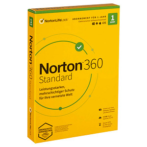 Norton 360 Standard Sicherheitssoftware Vollversion (PKC)