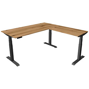 4044917445833 - Sitz-Steh-Schreibtisch Move 4 10083155 elektrisch höhenverstellbar 64-129cm (H) rechteckig eiche   anthrazit 4044917445833 Ke