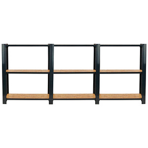 Simonrack Schwerlastregal OFFICLICK 3 8425437127670 anthrazit, braun 240,0 x 30,0 x 100,0 cm