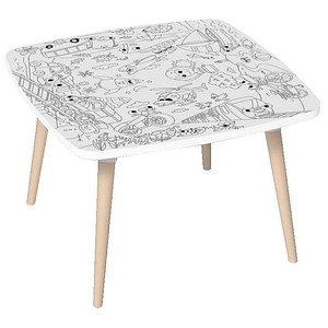 3660141957709 - Kids Unterwegs Maltisch Holz weiß 600 x 600 x 460 cm  3660141957709 PAPERFLOW