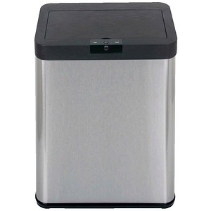 ECHTWERK Sensor Mülleimer 48L Edelstahl Schwarz