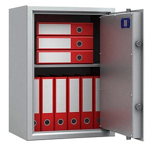 5901468315475 - Sicherheitsschrank 39306 Hagen II 101 l 55kg lichtgrau mit Doppelbartschloss Stahl 5901468315475 ISS