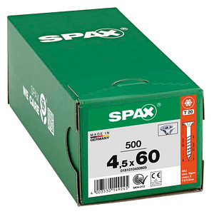 SPAX® Universalschrauben T20 Senkkopf WIROX 4,5 mm x 60 mm, 500 St.