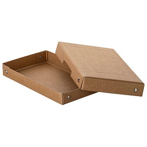 Falken Aufbewahrungsbox PureBox Nature 22001824, mit Deckel, Pappe natronbraun 4014481245641 Falken