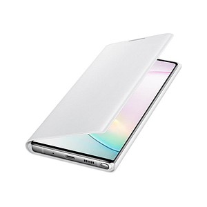 LED View Cover Handy-Hülle für SAMSUNG Galaxy Note 10+ weiß