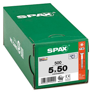 SPAX® Universalschrauben T20 Senkkopf WIROX 5 mm x 50 mm, 500 St.