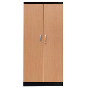 4260090172254 - Aktenschrank 100125 Holz Stahl abschließbar 5 OH 92 x 195 x 42 cm buche schwarz 4260090172254 Gürkan