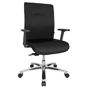 4014296241869 - Bürostuhl Big Star 10 schwarz silber mit Armlehnen bis 150kg 4014296241869 Topstar 4014296241869 - Bürostuhl Big Star 10 schwarz silber mit Armlehnen bis 150kg 4014296241869 Topstar