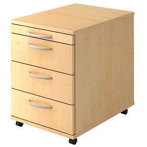 HAMMERBACHER 1606 Rollcontainer ahorn 4 Auszüge 42,8 x 58,0 x 59,0 cm