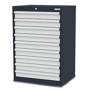 4057211001117 - C-Line Schubladenschrank anthrazit 9 Schubladen 700 x 575 x 1020 cm