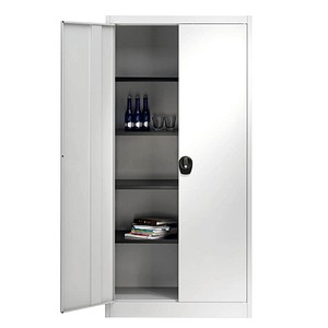 Stahlschrank grau