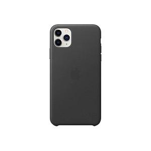 Leder Case Handy-Cover für Apple iPhone 11 Pro Max schwarz