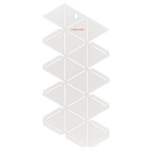 6424002013624 - FISKARS® Stanzschablone 3D Geode Vorlage weiß