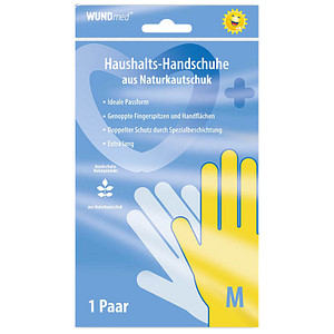 4260206620723 - unisex Gummihandschuhe gelb Größe M 1 Paar 4260206620723 WUNDmed