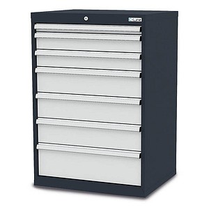 4057211001100 - C-Line Schubladenschrank anthrazit 7 Schubladen 700 x 575 x 1020 cm