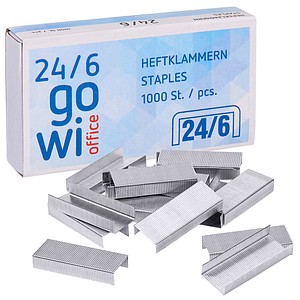 Gowi Heftklammern 24/6, 1.000 St.