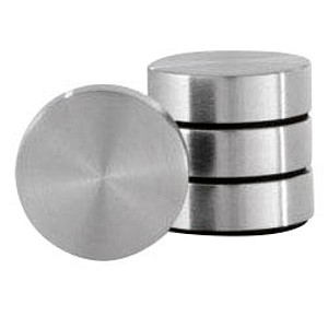 4 blomus MURO Magnete silber Ø 2,5 x 0,7 cm