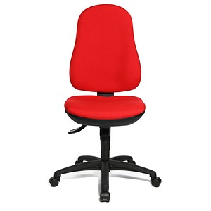 4014296734309 - Bürostuhl Support SY rot   schwarz bis 110kg 4014296734309 Topstar