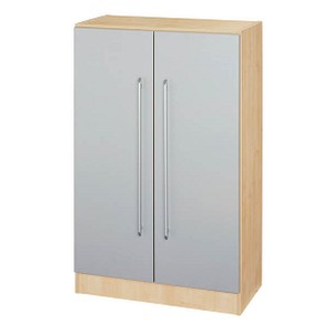 4032062023853 - HAMMERBACHER Aktenschrank Sira V7550 3 S RE ahorn silber 2 Fachböden 800 x 420 x 1270 cm